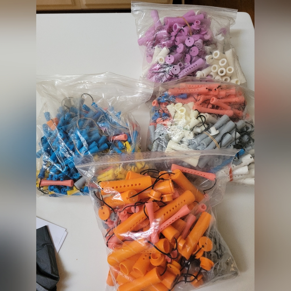Perm Curlers Lot of 4 gal bags